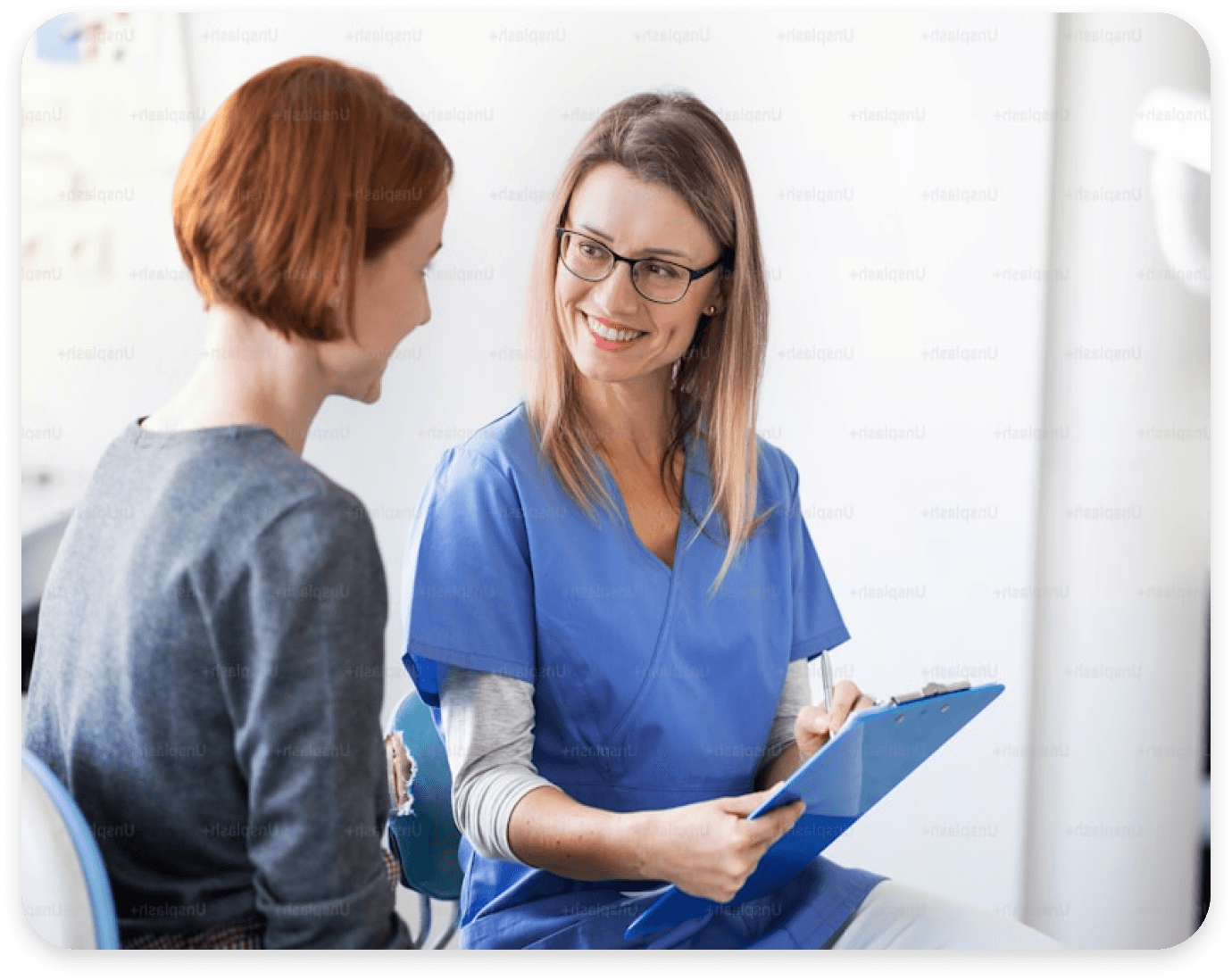 Medical professionals consultation